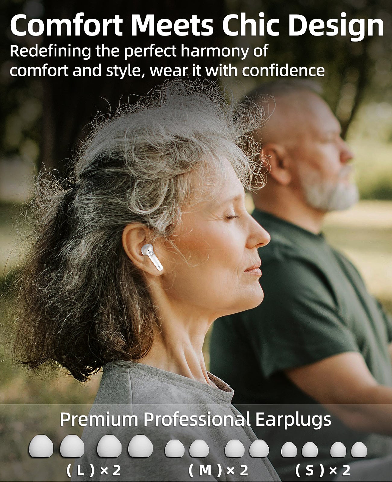 Updated Rechargeable OTC Hearing Aids for Seniors & Adults, 16-Channel Superior Sound, Noise Cancellation, Feedback Reduction, 5 Volume Modes, Auto-On/Off Hearing Aids